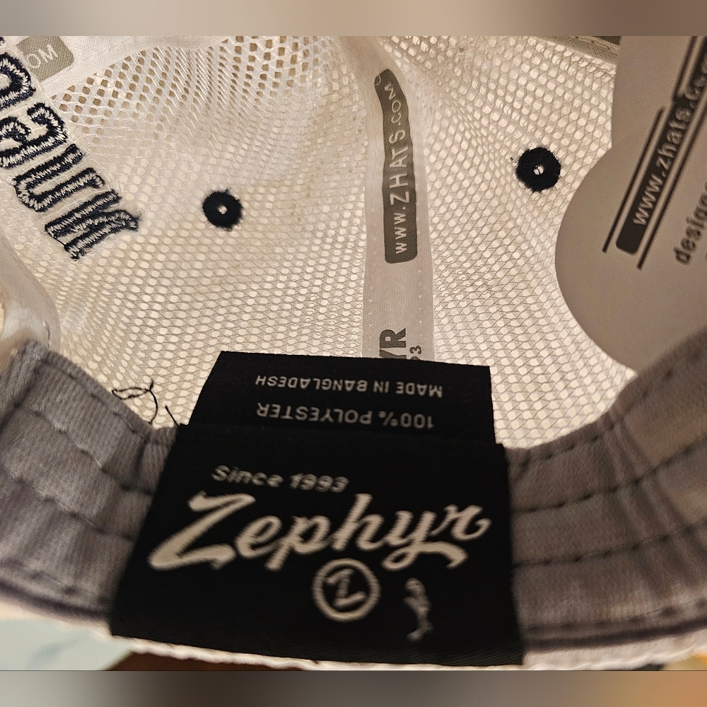 NWT Zephyr Blue and Gray Denver Nuggets Adjustable Cap. - Picture 2 of 9
